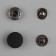 Installation button, alpha (S-shaped), d = 12 mm, black matte color