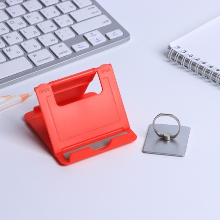 Set: phone stand and ring on the Lady Boss cover-2