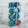 Set of balls plastic D-6 cm, 8 pcs "Zavodi" blue