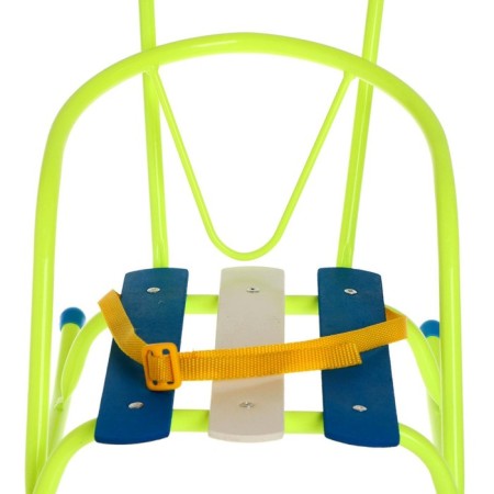 Doll sleds with a pusher, lemon color-1