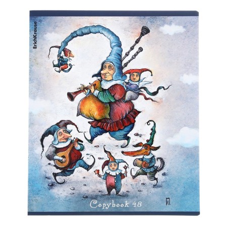 Notebook of 48 sheets in the Erichkrause Ceal "Musicians", matte lamination, OFSET BOCom 100%, mix-4