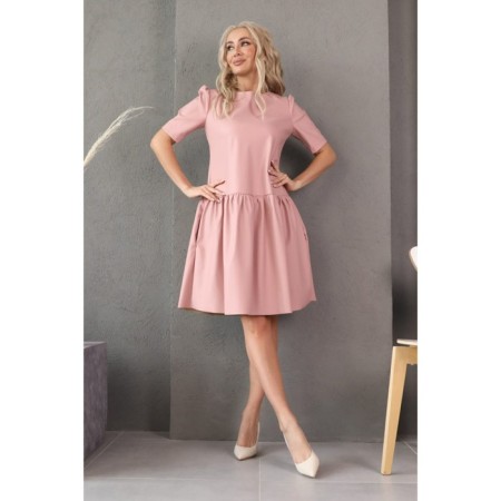 Women's dress, size 44, pink color