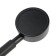 Shower watering can Zein Z058, 1 mode, d = 80 mm, microdulatory, stainless steel, black