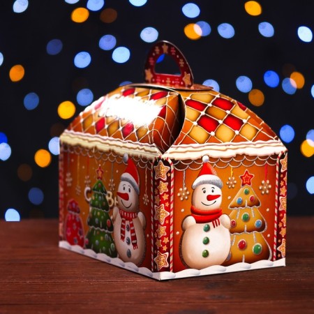 Gingerbread gift box 18.5 x 12.5 x 19 cm-2