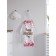 Apron of a kitchen with a photo print "Valentine's Day", adjustable, size OS