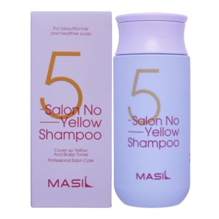 Toning shampoo for lightened hair 5 Salon No Yellow Shampoo against yellowness, 150 ml-2