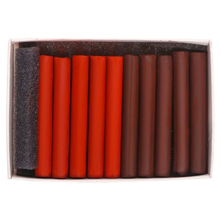 Sangin/Sepia, set 10 pieces, (length55 ± 1 mm; diameter 8 mm ± 1 mm), in a cardboard box-3