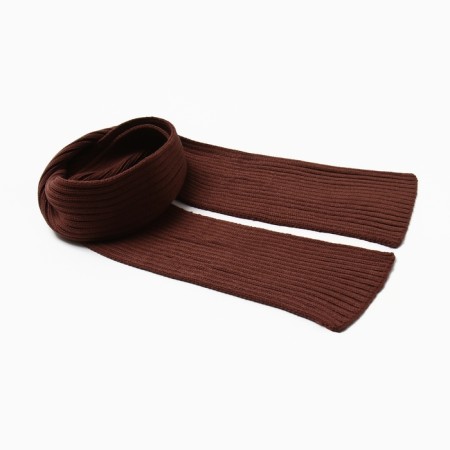 Women's scarf minku, Coffee color, 180*18