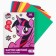 Cardboard color, A4, 8 sheets, 8 colors, non -unilateral, in a folder, 220 g/m², My Little Pony