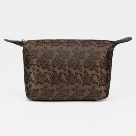Lightning cosmetic bag, brown color-1