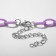 Pendant "Bear" marmalade, purple color, 40 cm
