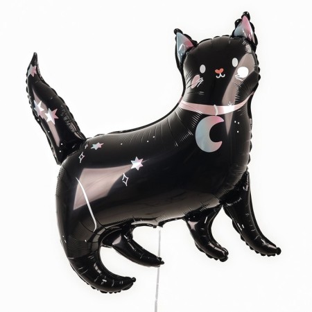 Шар фольгированный 38" "Черная кошка"-1
