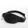 Lightning waist bag, 2 pockets, black color