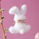Soft toy "Bunny" on the suspension, 11 cm, color mix