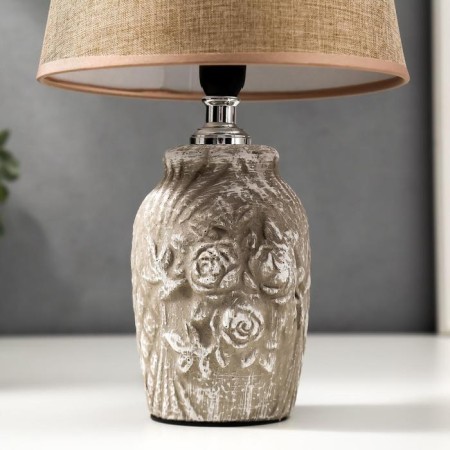 Table lamp 08940/1br E14 40W gray-brown 20x20x30 cm Risalux-4