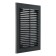 Ventilation grate "Vento" 1520VR, 150x200 mm, with a grid, detachable, graphite