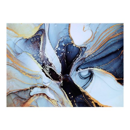 Picture on canvas "Abstraction. Black marble" 50*70 cm