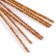 Wire with pile for crafts "Shine", set 50 pcs, size 1 pc: 30 × 0.6 cm, gold color