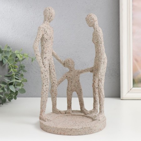 Souvenir Polystone stand "Sandless people. Family circle" D-8.5 cm 24.5x14x14 cm