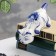 Souvenir "Cat Sonya hanging", gzhel, porcelain, 8x16 cm