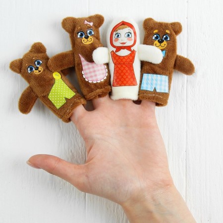 Puppet Theater "Three Bear", set: 4 characters, script-2