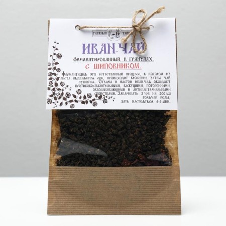 Ivan-tea "Thai cache" with rosehip, 50 g
