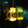 Garland “fringe” 2.4 × 0.7 m with nozzles “balls”, ip20, transparent thread, 108 LED, glow warm white, 8 modes, 220 V