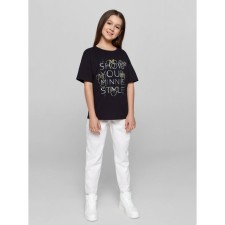 Футболка для девочек Conte Elegant , рост 110-116 см, цвет black