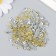 Set of decor for creativity "Pin" set 90 pcs gold/silver 2.5 cm 7.5x5x2 cm