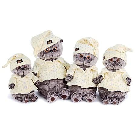 Soft toy "Basik in pajamas"-4