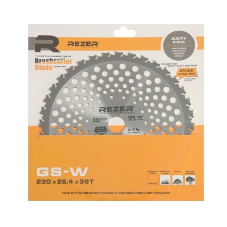 Rezer GS-W Ultra-Pro, 36 teeth, 230x25.4x1.3 mm, Anti-Reason Form-3