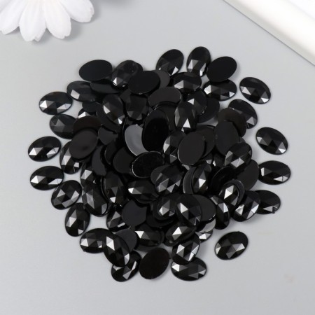 Decor for creativity Plastic "Rhil Obv. Midnight" set of 150 pcs 1x1.4 cm-2