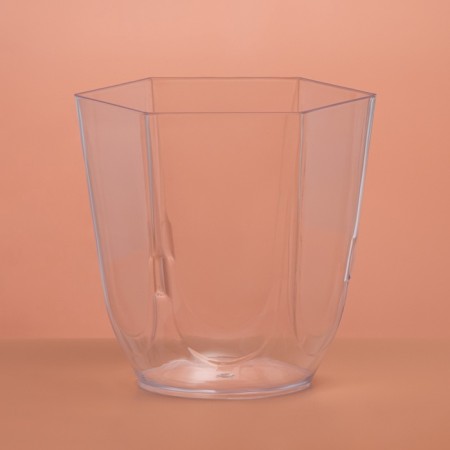 The form of the plastic disposable for the buffet "Grail", 100 ml, transparent, 15 pcs/units.-1