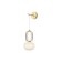 Bra Maytoni Mod267wl-L18G3K, LED, 18W, 22x17x62 cm, 2400lm, Color Gold