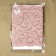 Lace elastic fabric, 170 mm × 2.7 ± 0.5 m, pink-beige color