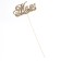Topper "Mom" Golden Glitter 15x7.3 cm