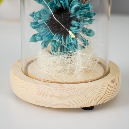 Nightnick Sales "Azure Flowers" LED from batteries 3xlr44 10x10x20 cm Risalux-4