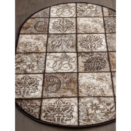 Oval carpet Merinos Valencia Deluxe, size 250x350 cm, color Brown