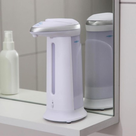 Dispenser for antiseptic/liquid soap touch, 380 ml, on batteries, white color