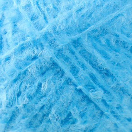 Knitting yarn "Deluxe" 100% polypropylene 140m/50g set 2 pcs - blue-3