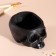 Interior item "Skull" black 13x9x6.5 cm
