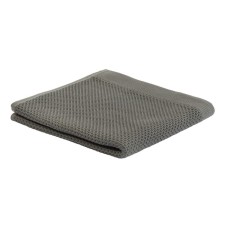 Waffle towel Tkano Essential, 430 g, size 50x90 cm, dark gray color