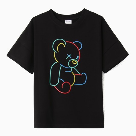 Children's Minaku T -shirt "Gummy Bear", black color, height 110 cm-4