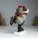 Polystone souvenir "Goose in a cap, knitted scarf, on mini-covers, with gifts" 6.5x19.5x17 cm 10325