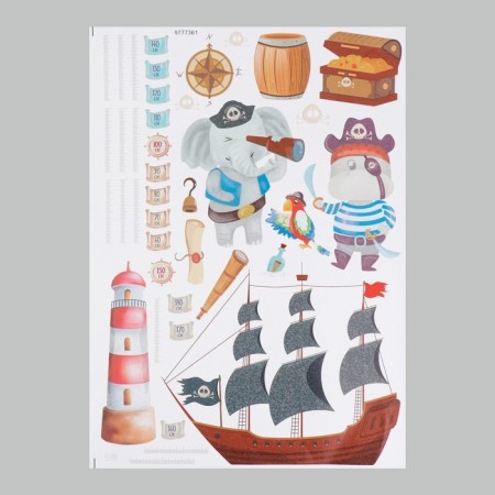 Stick Interior Color Rostomer "Pirate Ship" 50x70 cm-3