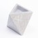 Figure Aromatic candle in concrete "rhombus", 13.5x9 cm, light gray, apple and pear