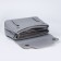 Magnet bag bag, external pocket, long belt, gray-blue color
