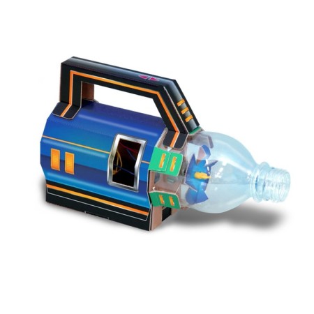 The set for experiments "vacuum cleaning designer", works on batteries, in the package