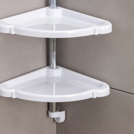 Corner regiment 4-tier Elagia, 24 × 24 × 98.2 cm, white color-7
