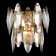 Sconces st. SL1227.301.02. Ancona. 2x40 watts, E14, 26.8x29 cm, brass color